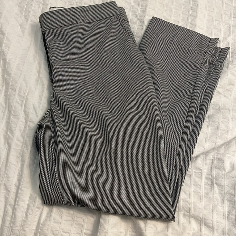 Zara size 4, checkered slacks.